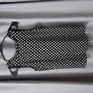 NWOT Ann Taylor Loft Abstract Bird Print Shell Tank Size XS